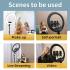 Jmary FM-19RS 19 Inch LED 60W Selfie Ring Light LCD Display Touch Screen Dimmable Light Makeup Ring Light without Tripod Stand